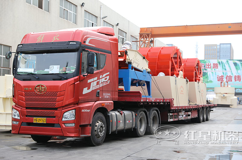 輪式洗沙機發(fā)貨