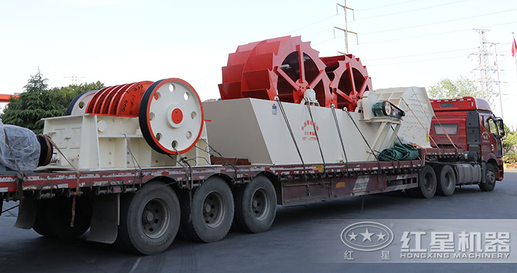 礦石錘式破碎機(jī)整條生產(chǎn)線發(fā)往河北！