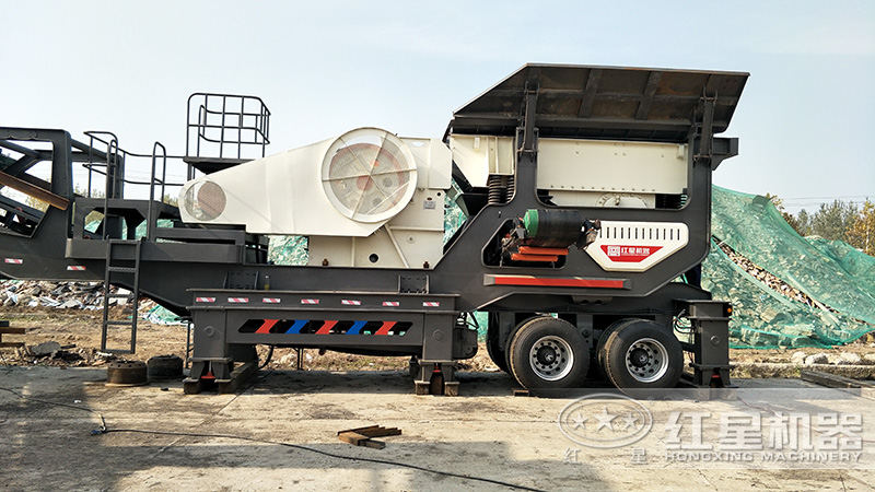 廊坊移動制砂廠安裝中，很快就可以開業了